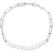 JwL Luxury Pearls Fashion strieborný náramok s perlami JL0757