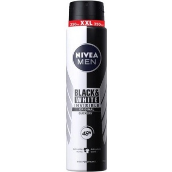 Nivea Men Black & White Invisible Original Дезодорант спрей против изпотяване за мъже 250 мл