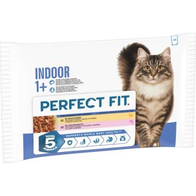 Perfect Fit Sterilise Indoor Adult 1+ kuře & losos 52 x 85 g