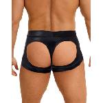 SuperLove Sexy Matte Look Boxer Thong 303 Black L