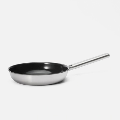Panvica Lucca 4.0 Standard, ø 24 cm - Nepriľnavá nerezová beznitová panvica z viacvrstvovej nerezovej ocele s nepriľnavým keramickým povrchom bez pokrievky