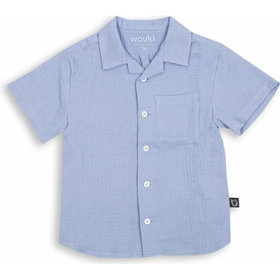 Wouki dětská košile Noboru Mineral Blue