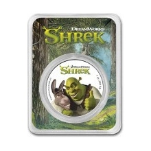 New Zealand Mint stříbrná mince Shrek 2021 1 oz