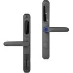 TTLock електронна смарт брава 85/92 мм с пръстов отпечатък за врати с AL и PVC профили цвят черен - ASD 13F (CNL0194)