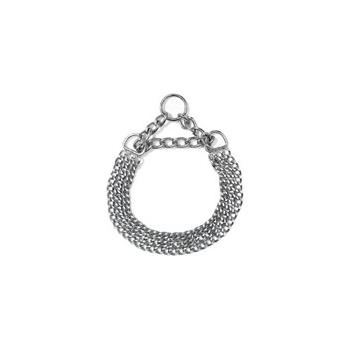 Miazoo Миазоо - Троен , здрав стоманен удавник , колие за кучета 2.5 мм /45 см