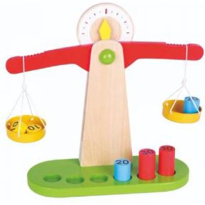 Lelin Дървена везна с теглилки Lelin (L40099)