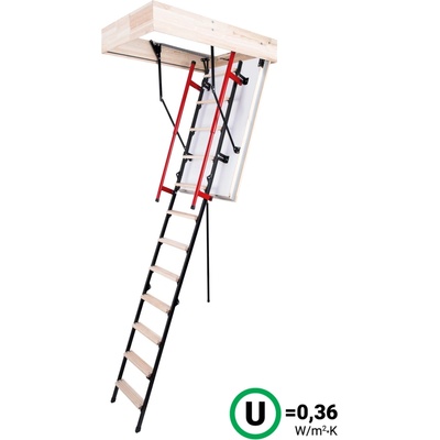 EGIBI s.r.o Podkrovné Schody OMAN POLAR PLUS 120x70 H280 FSC TSS30304