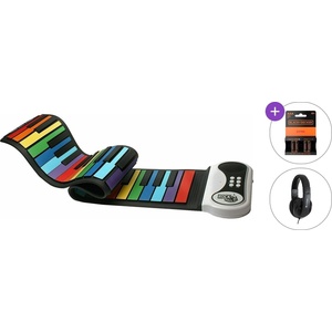 Mukikim Rock and Roll It - Rainbow Piano Standard SET Детски синтезатор (MUK-PN49CLR-STANDARD-SET)