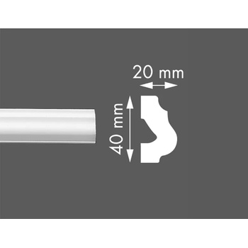 Image 1 of NMC КОРНИЗ СТИРОПОРЕН lx42 40х20мм (60156042)