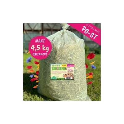 Aniland BIO luční seno první seč MAXI 4,5 kg
