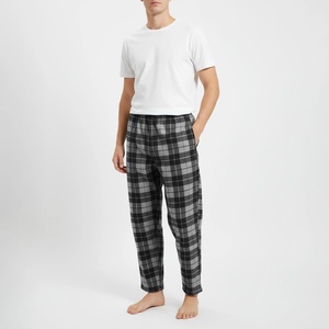 Gianvaglia Мъжки панталони за спане Gianvaglia многоцветни (752/black) Gianvaglia | Cheren Siv Mnogotsveten | МЪЖЕ | M