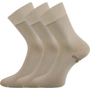 Lonka ponožky klasické Bioban 3 páry béžová