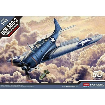 Academy Douglas SBD-2 Dauntless US NAVY Bitva u Midway Model Kit 12335 1:48