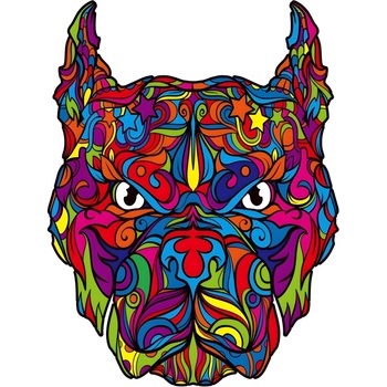 HARAHU Дървено пъзел - Pitbull / М KP21943 (21943)