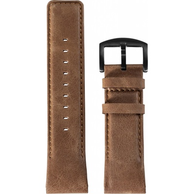 AlzaGuard Genuine Leather Band na Garmin QuickFit 26 mm – sedlovo hnedý AGD-QF26-GL001C