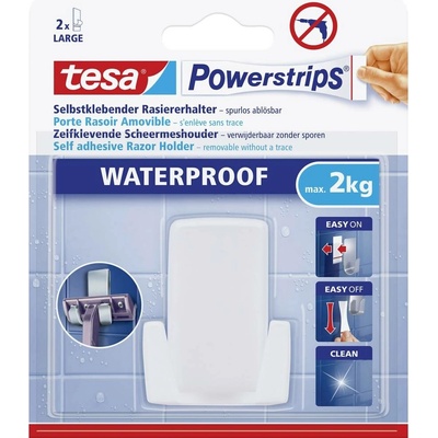 tesa POWERSTRIPS® Waterproof holicí držák bílá Množství: 1 ks