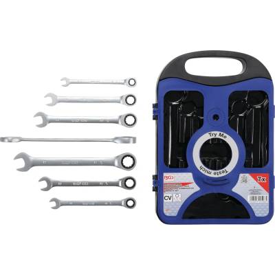 BGS technic Sada ráčnových očkoplochých klíčů 8 - 19 mm 7dílná BGS 1596