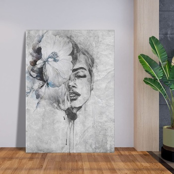 Decono Картина Дама в Сиво