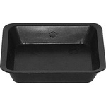 Pasquini e Bini Подложка за квадратна саксия Vega Black P&B 14л (8028)