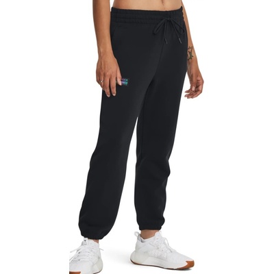 Under Armour nohavice pjt rock HW Terry pnt 1380196-001 black