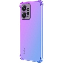 Púzdro TopQ Xiaomi Redmi Note 12 Shock dúhový fialovo-modrý