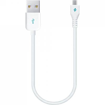Ttec Кабел Mini Cable 30cm Micro USB Charge/Data Cable - Бял