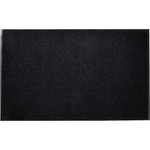 vidaXL Изтривалка за врата, черна, 90 x 150 см, PVC (241266)