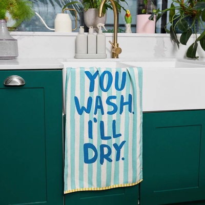 Dock & Bay: Кърпа за кухнята - You Wash I'll Dry - 75x45см (5061011623317)