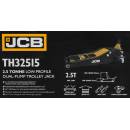 JCB TH32515, Nízkoprofilový hydraulický zdvihák s pojazdom, 2,5 t