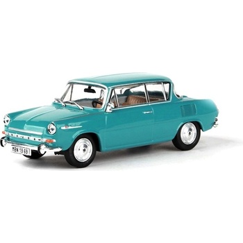 Abrex Škoda 1100MBX 1969 Tyrkysová Světlá 1:43