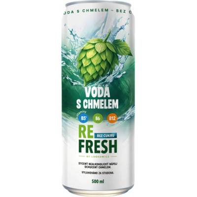 Lobkowicz Refresh Voda s chmelem 500 ml