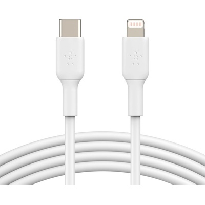 Belkin CAA003BT1MWH Lightning, USB C, samec, samec, 1m, bílý