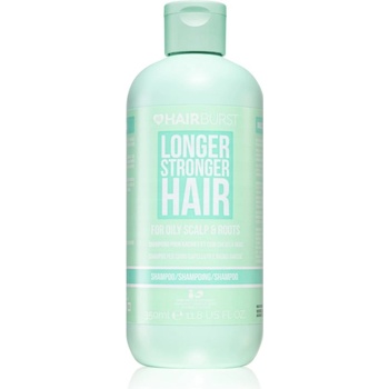 Hairburst Longer Stronger Hair Oily Scalp & Roots почистващ шампоан за бързо омазняваща се коса 350ml