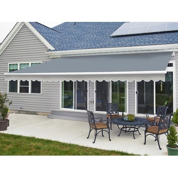Rojaplast P4512 Markýza 3,95x2,5m ŠEDÁ