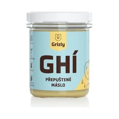 Grizly Ghí přepuštěné Máslo Bio 500 ml