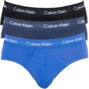 Calvin Klein slipy Cotton Hip Brief Black Blue 3Pack