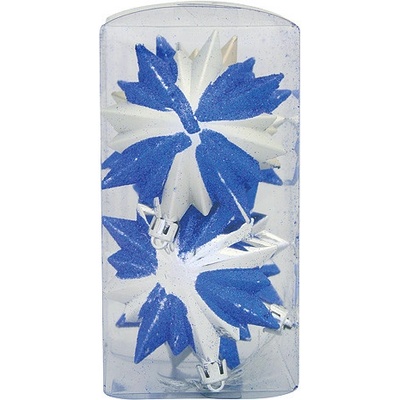 SLOVAKIA TREND S.R.O. Ozdoba Xmas HN3 L505206ABS 6 dielna modro strieborná