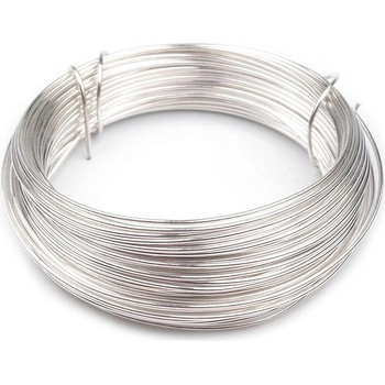 Drôt medený, lakovaný Ø0,8 mm - strieborná svetlá