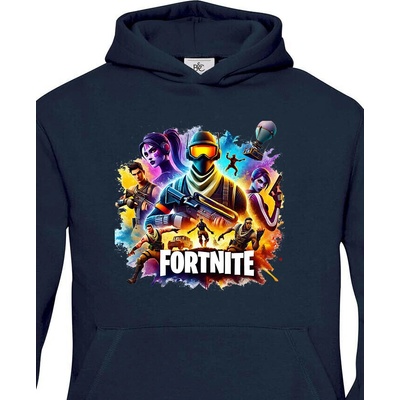 Dětská mikina Fortnite Modrá