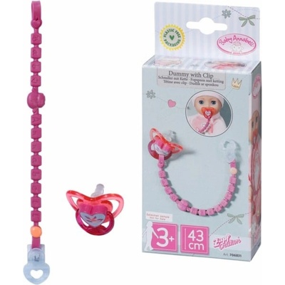 Zapf Creation Dudlík Baby Annabell s klipem