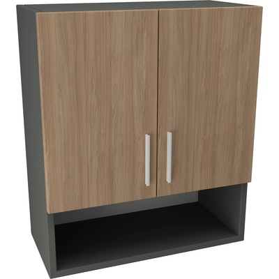 DST Кухненски модул MK-9 dst, 700/600/300, антрацит и дъб амбер