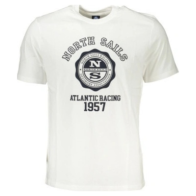 North Sails Stylové pánské tričko s krátkým rukávem White