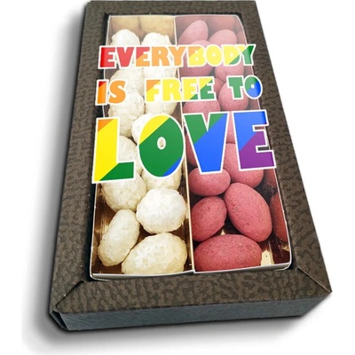 Sablio Mandle v čokoláde Everybody is free to love 2 x 80 g