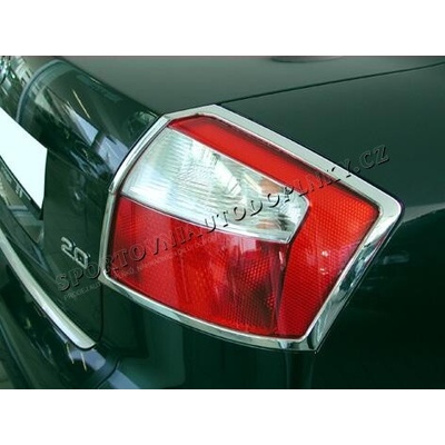 AUDI A4 2001-2004 Chróm rámček koncových svetiel 2 ks