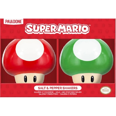 Super Mario Mushroom Salt and Pepper korenička a soľnička