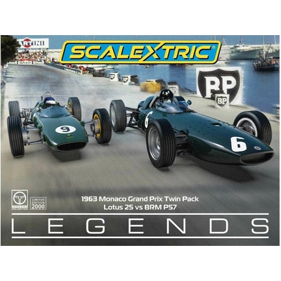 Scalextric Autíčko Single Seater C4580A 1963 Monaco Carlo Grand Prix Twin Pack