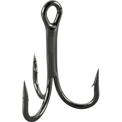 GAMAKATSU Trojháčik Treble 18 Black veľ.4 6 ks