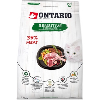 Ontario Cat Sensitive Derma 6,5 kg