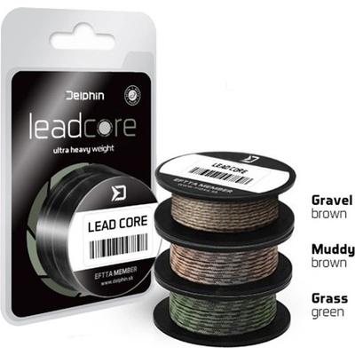 Delphin šňůra Leadcore kamufláž hnědá muddy 8m 45lb
