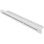 Lanberg Пач панел Lanberg patch panel blank 24 port 1U for keystone modules gray (PPKS-1024-S)